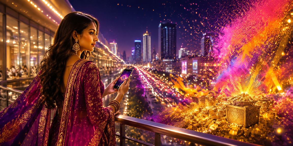 Players enjoying Teen Patti on mobile during Holi festival in Bangalore